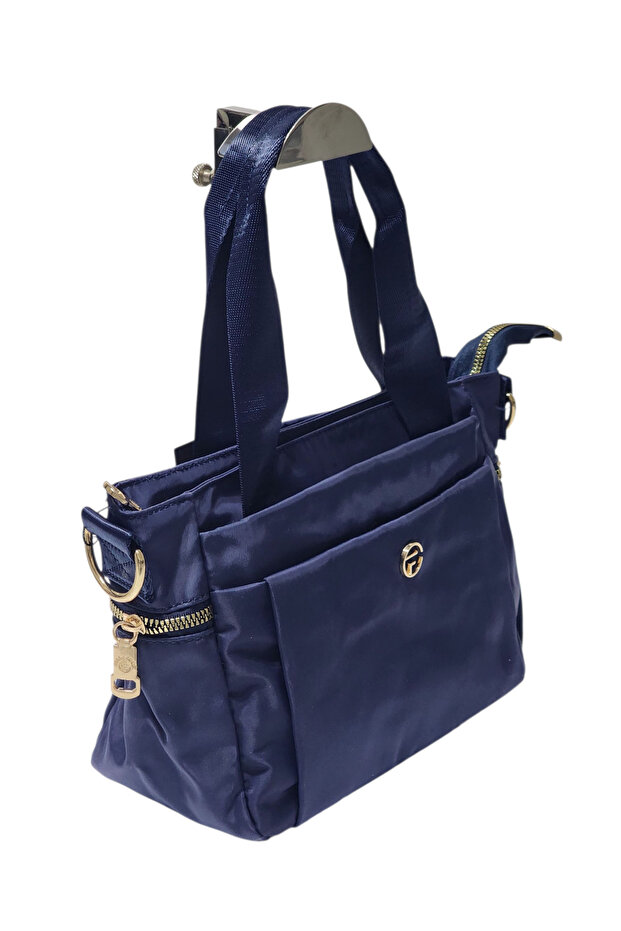''Small Size'' Imperteks Fabric (Multiple Compartments) Suitable for Daily Use Hand-And-Shoulder Bag - 5