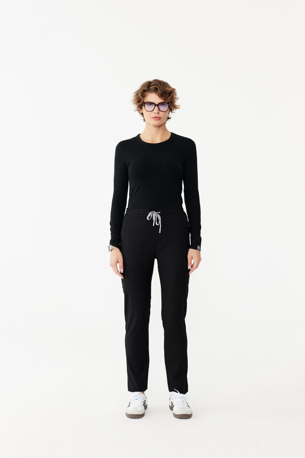 Cascara Body Siyah Renk-Underscrubs - 2