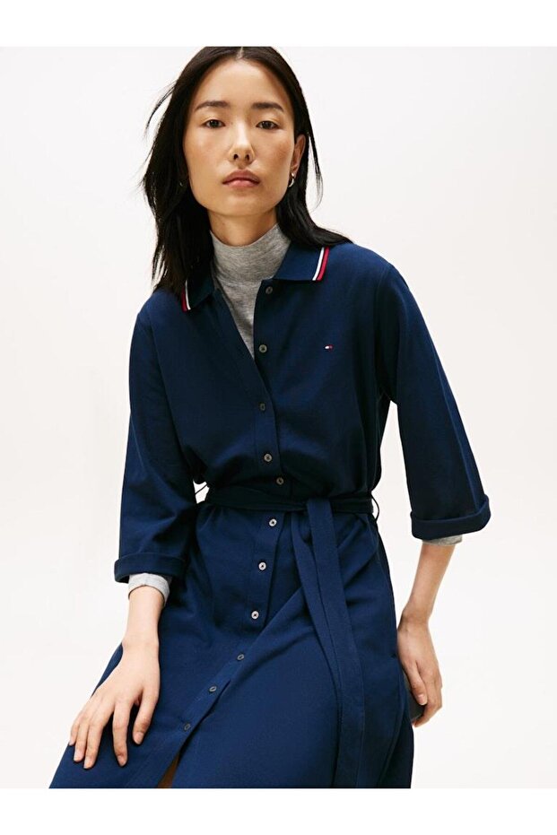 RWB BUTTONED SS POLO DRS 3/4 - 4