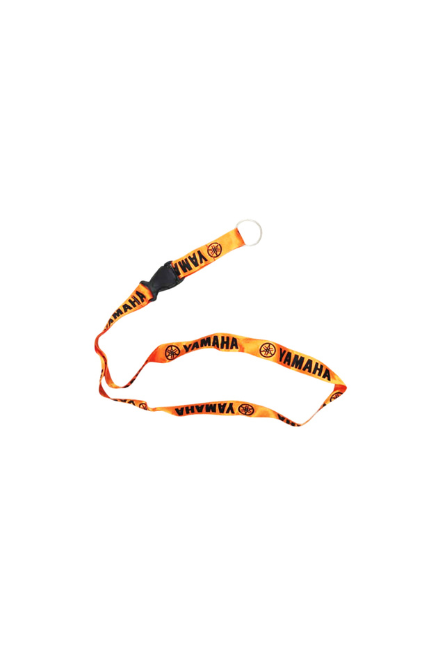 Yamaha Compatible Orange Motorcycle Keychain and Neck Strap Rope Moto Accessory