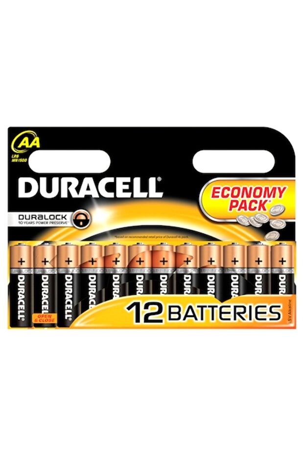 Set 12 baterii, R6 , Basic AAK12 , - 1