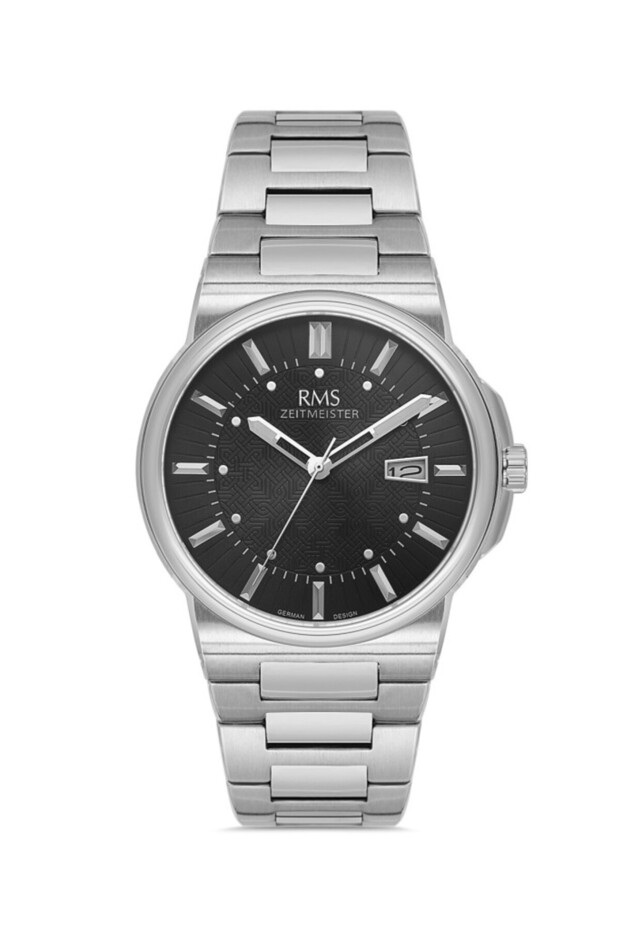 Zeitmeister Rms.1.Ag1638.02 Crystal Glass Steel Band Steel Case 5 Atm Water Resistant Metallic R - 1