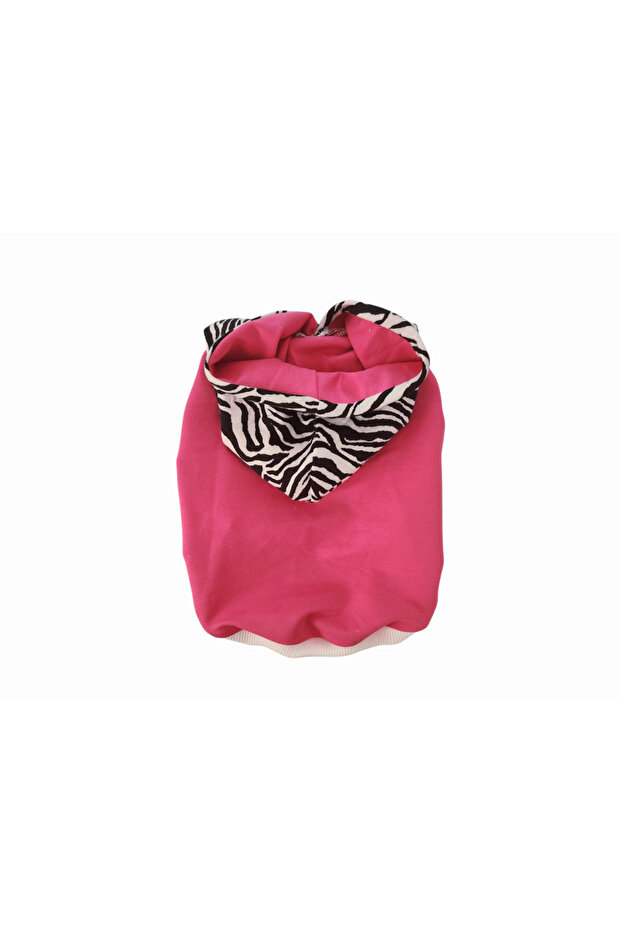 Cat Dog Clothes Fuchsia Pink Sleeveless Sweatshirt