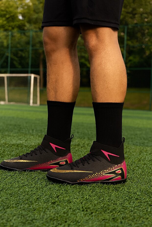 Çoraplı Superfly Halı Saha Futbol Ayakkabısı - 1