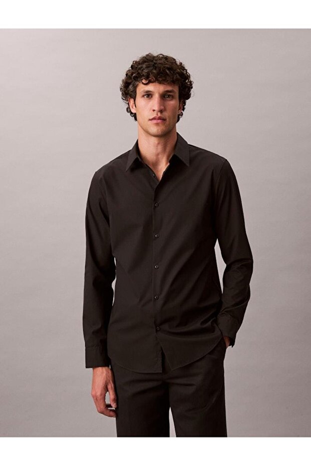 LS SOLID SUPIMA STRETCH SLIM SHI - 2
