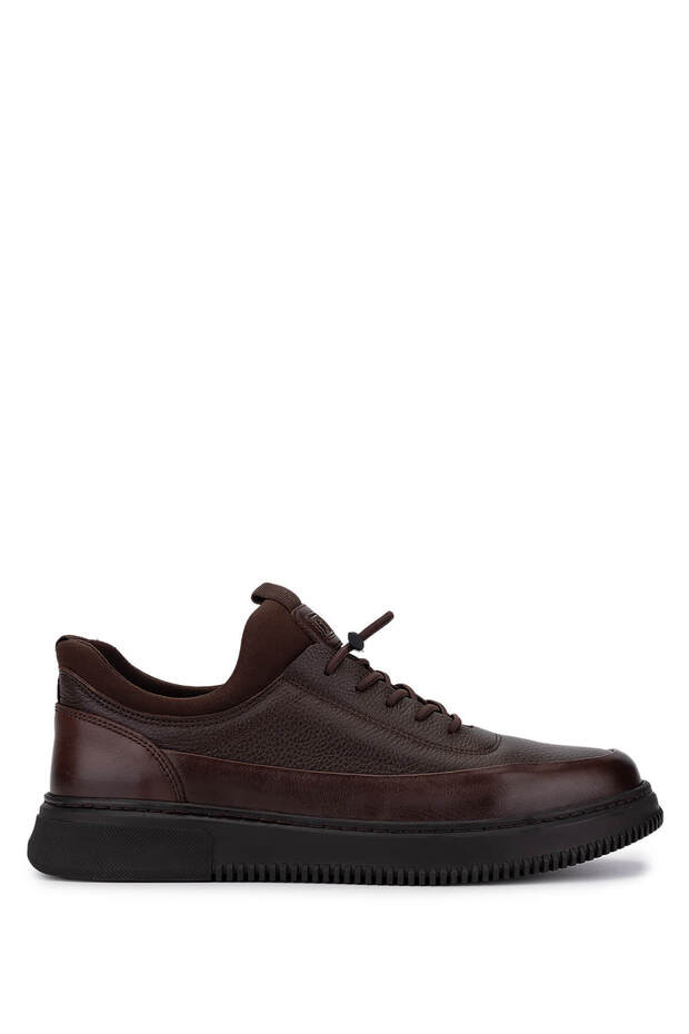 Men's Genuine Leather Brown Casual Shoes