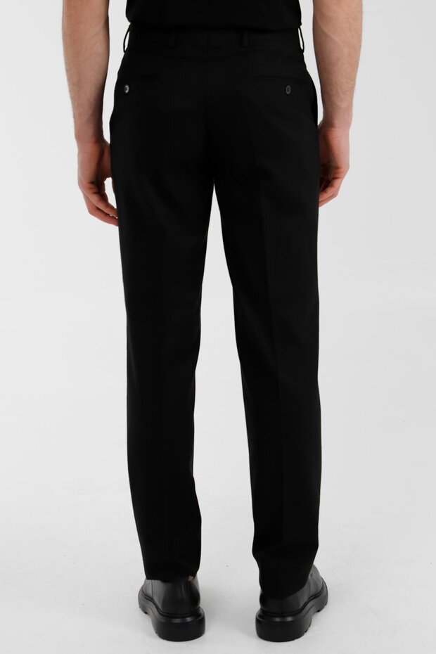 SİYAH Flanel Pantolon - 4