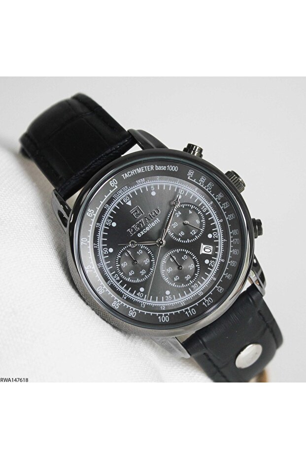 Rwa147618 Leather Band Men's Wristwatch