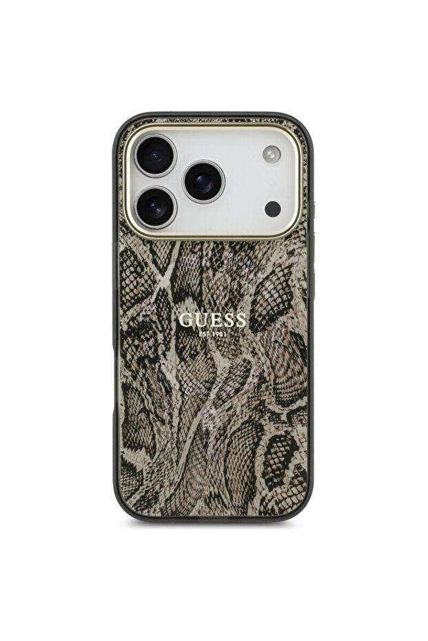 Original Case iPhone 17 Pro Python Pattern MagSafe, Brown - 2