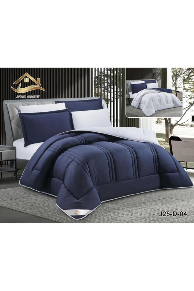 غطاء سرير مزدوج صيفي، 6 قطع، من الألياف الدقيقة - 2