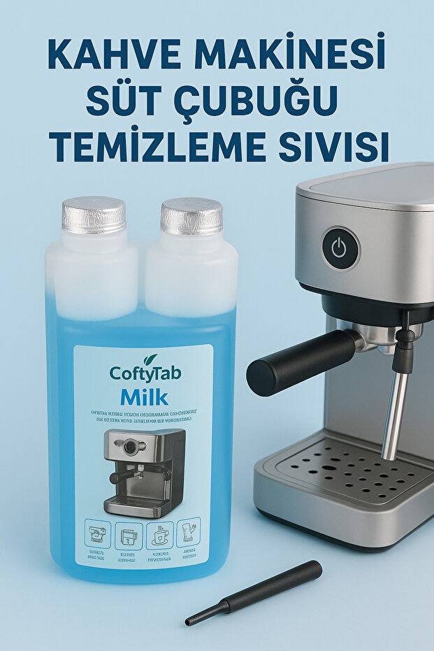 Coffytab Kahve Makinesi Süt Çubuğu Temizleme Sıvısı