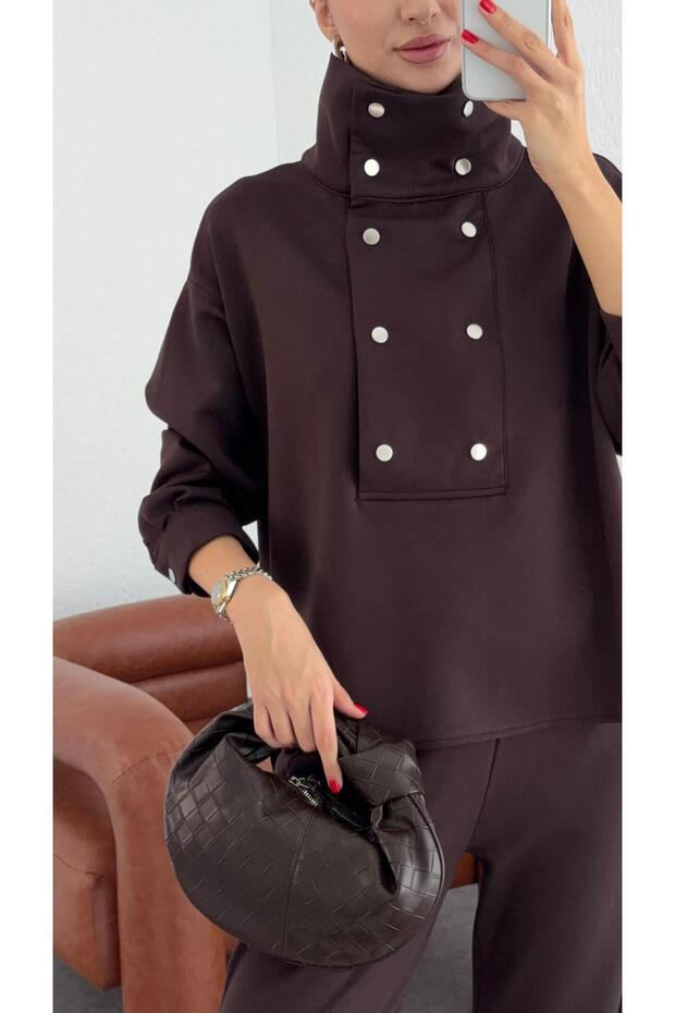 طقم مودال بني فاخر - 3