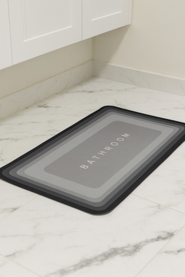 سجادة حمام مستطيلة مقاس 40 × 60 مم تمتص الماء وتجف بسرعة - 1