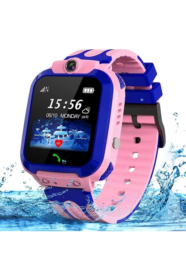 Beisite Kids Smart Watches, Waterproof LBS Tracker Phone Call for Boys Girls Digital Wrist Watch Ant