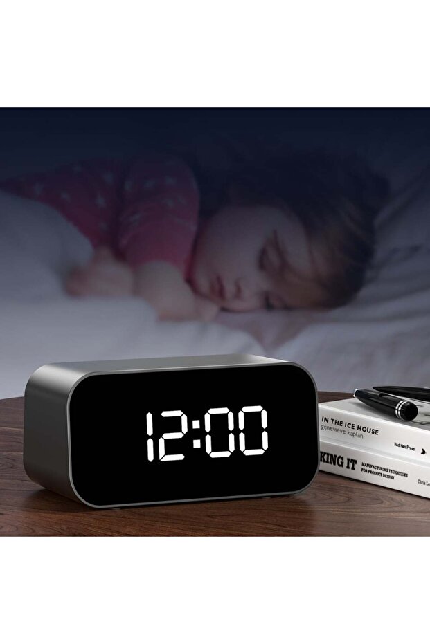 4K IP Camera in Office Clock, Wi-Fi, with Motion Detection, Night Vision, App Control - 13