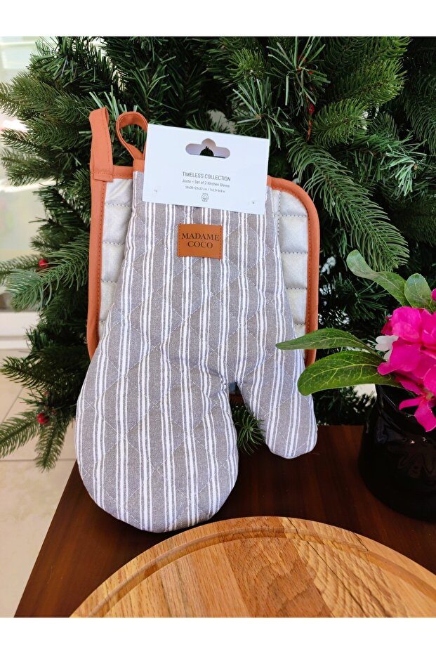 Juste 2'li Mutfak Eldiveni Seti - 3