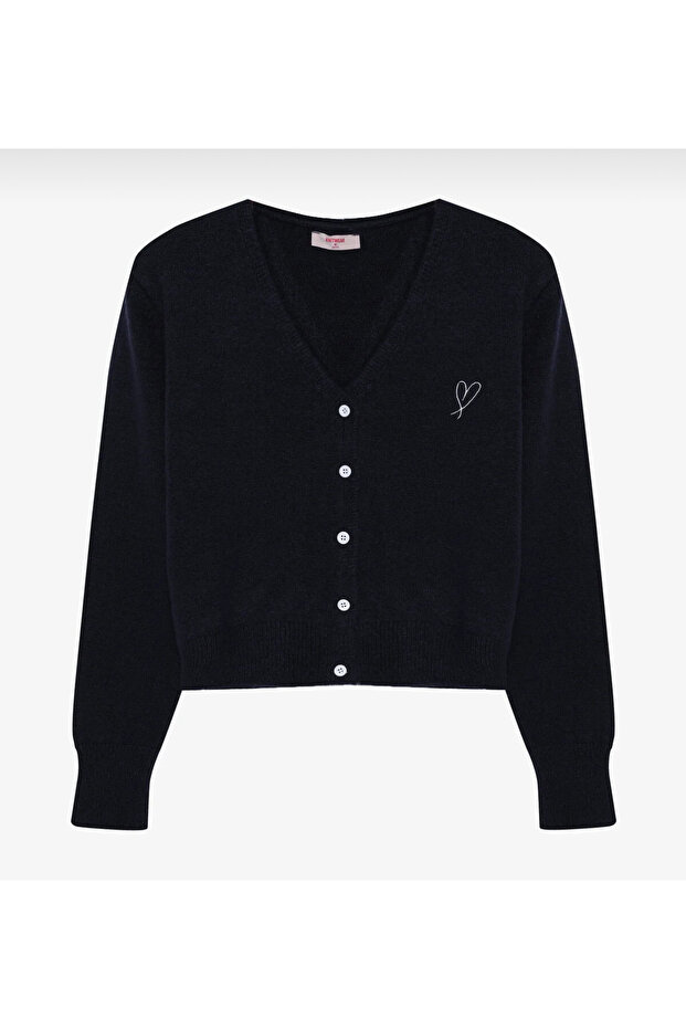 V yaka triko hırka - 3