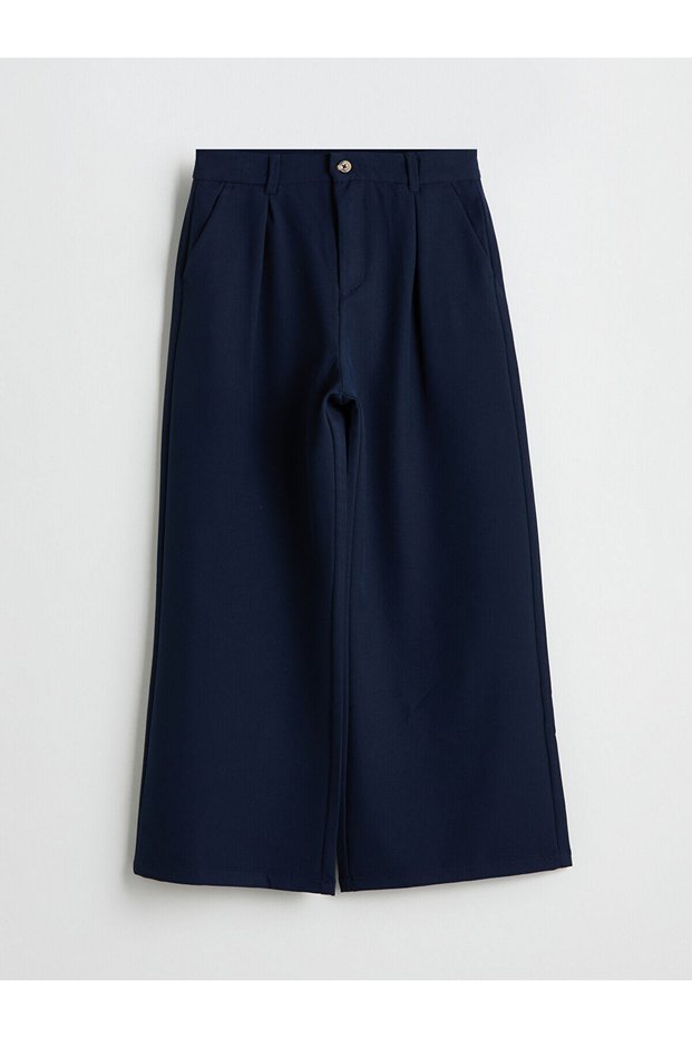 Wideleg Pleated Girl's Trousers (W5)