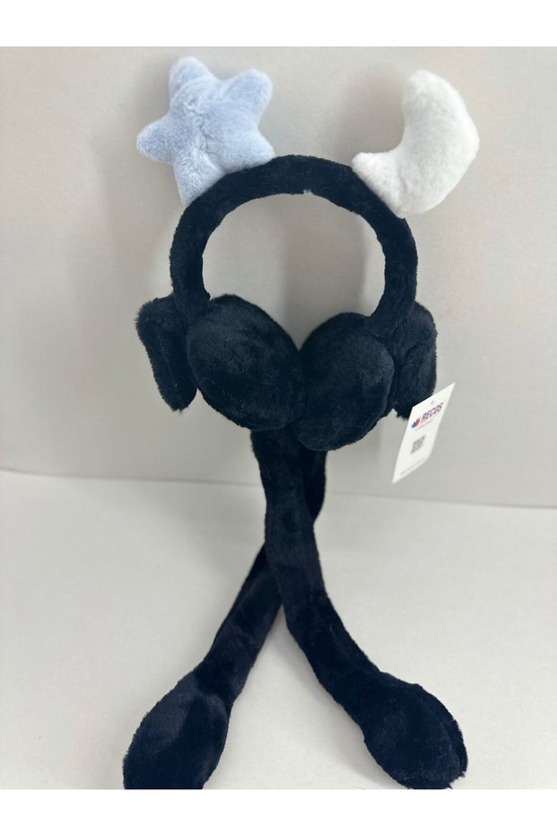 Recos Children's Plush Figure with Moving Ears and Moving Sound Winter Earmuffs