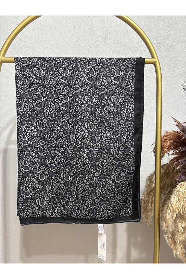 Çiçek Desen Soft Şal - 1