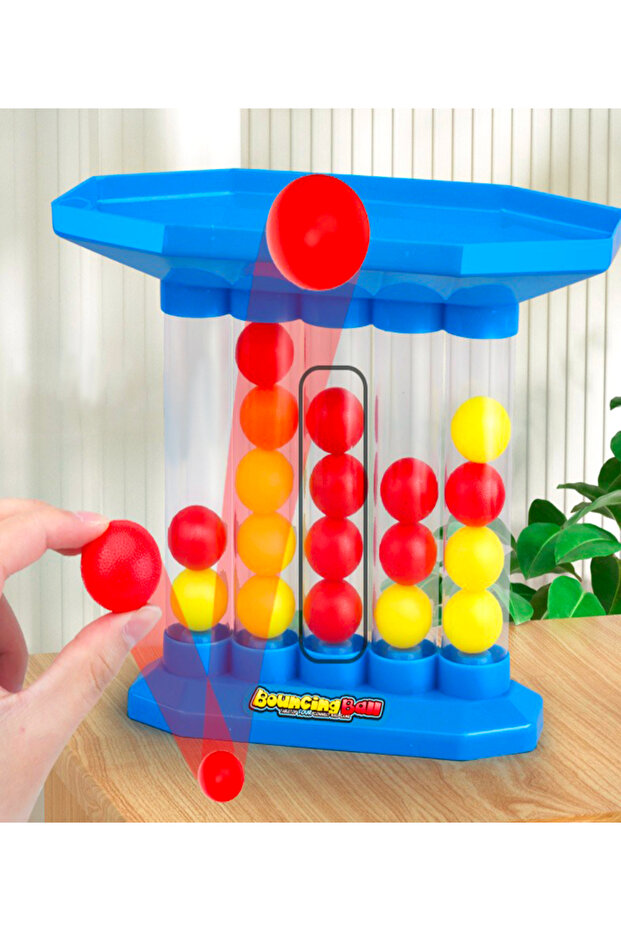 Bouncing Balls Win by Popping and Arranging 4 Balls of Their Own Color Mind Intelligence Educational Box Game - 5