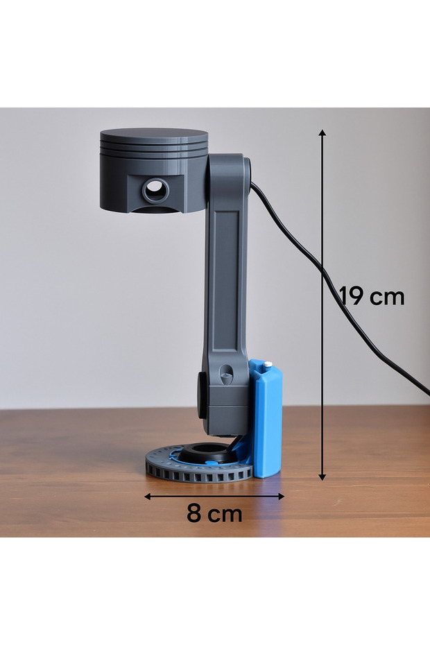 Piston Tasarımlı Masa Lambası - 4