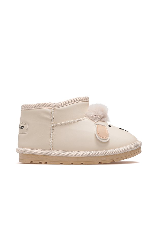 Tazz Girls' Furry Daily Boots 25K Buck3058 Beige