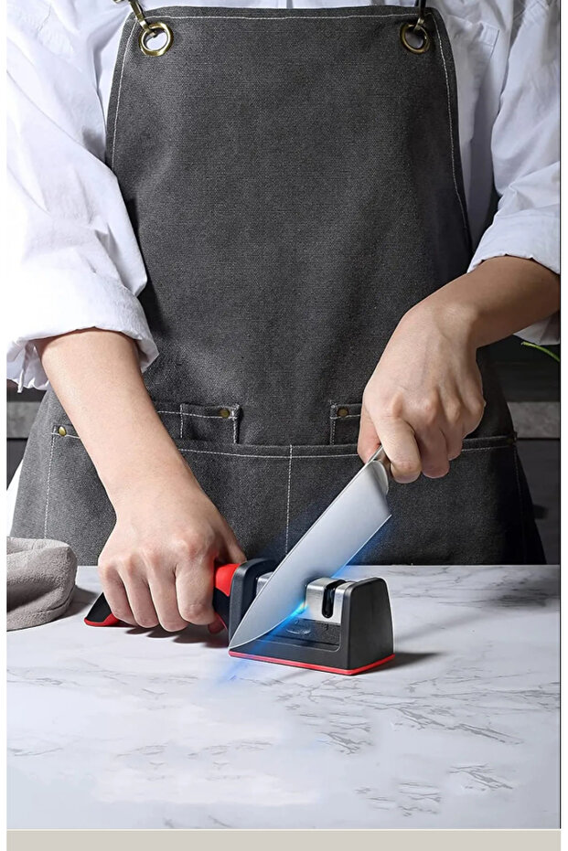 Professional Knife Sharpener 3 Angle Handheld Knives Row Sharpener Ergonomic Design Knife Sharpener 1 Pa - 3