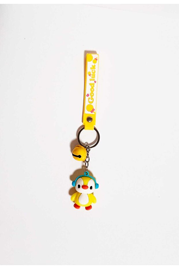 سلسلة مفاتيح على شكل بطة صفراء - 1