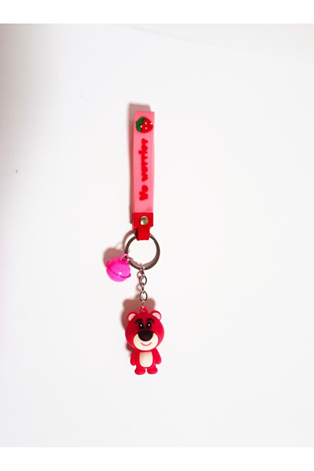 Keychain Red Cute Teddy Bear