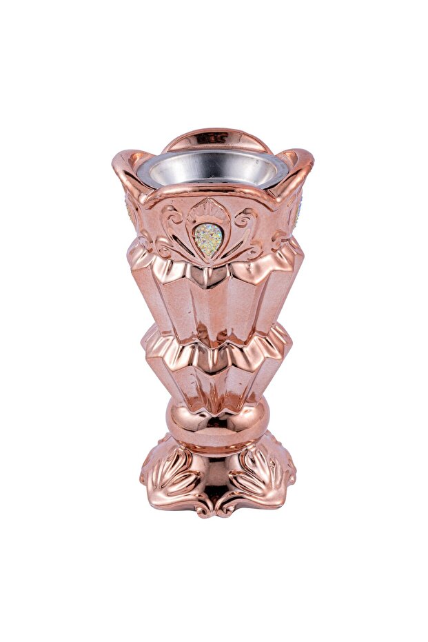 Maple Leaf Luke Ceramic Burner 18cm Rose Gold
