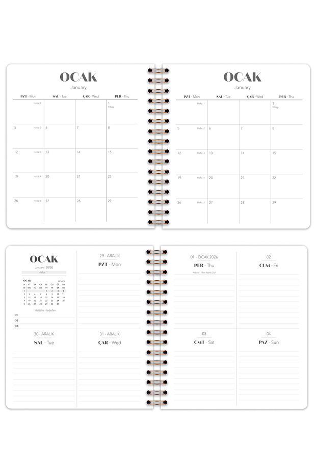 2026 Weekly Square Planner - 12 Months - 8