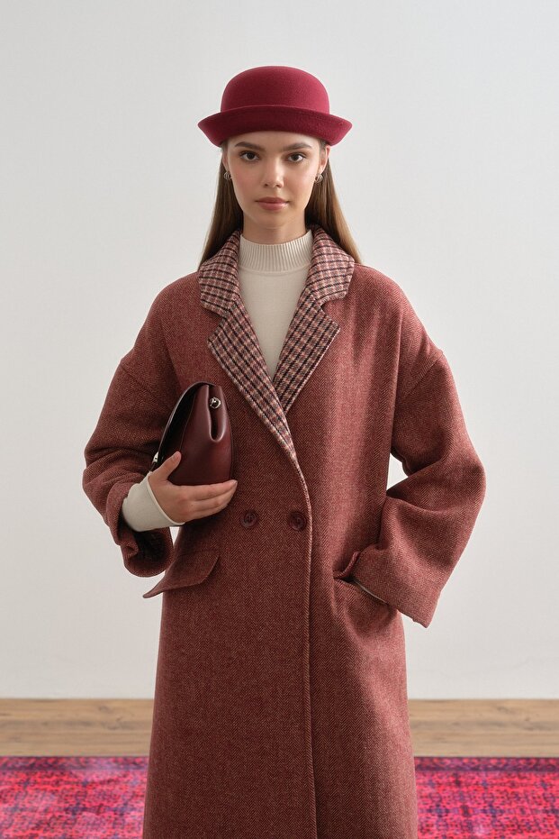 Oversize Kaban Bordo - 2