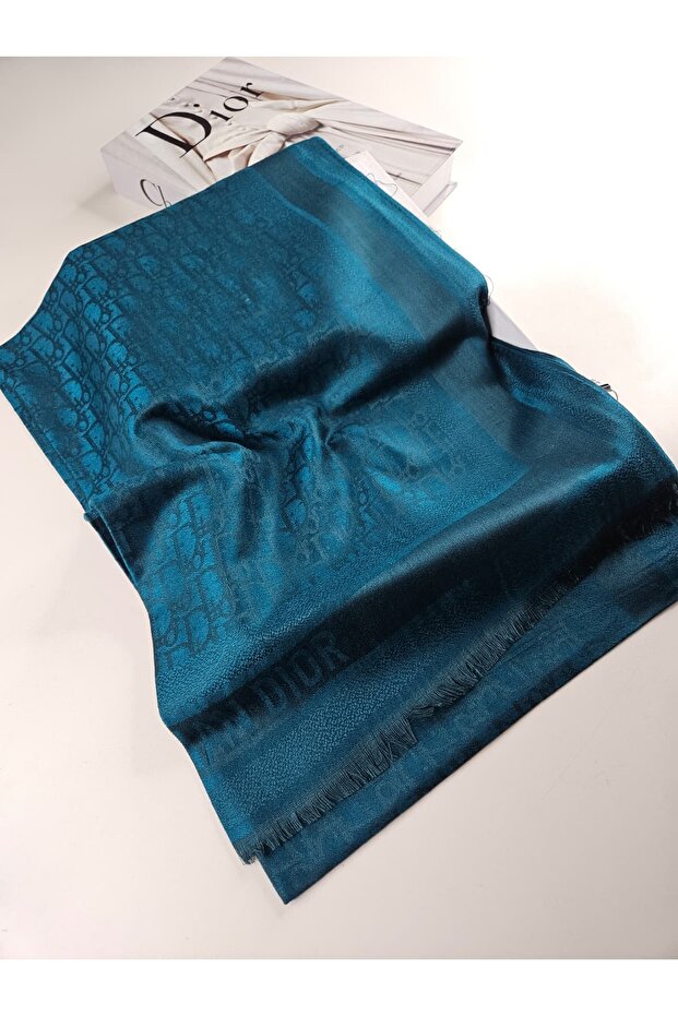 CD Desen A Kalite Kaşmir İpek Şal Silk Scrafs Shawl Hijab - 4