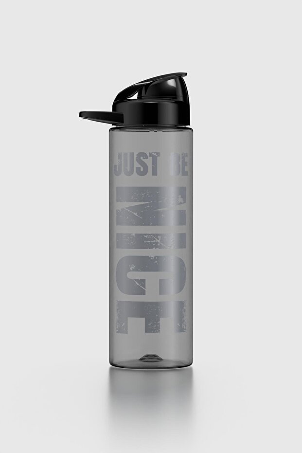Lidya Just Be Nice Pattern 630 ml Tritan Flask 912033 Black - 1