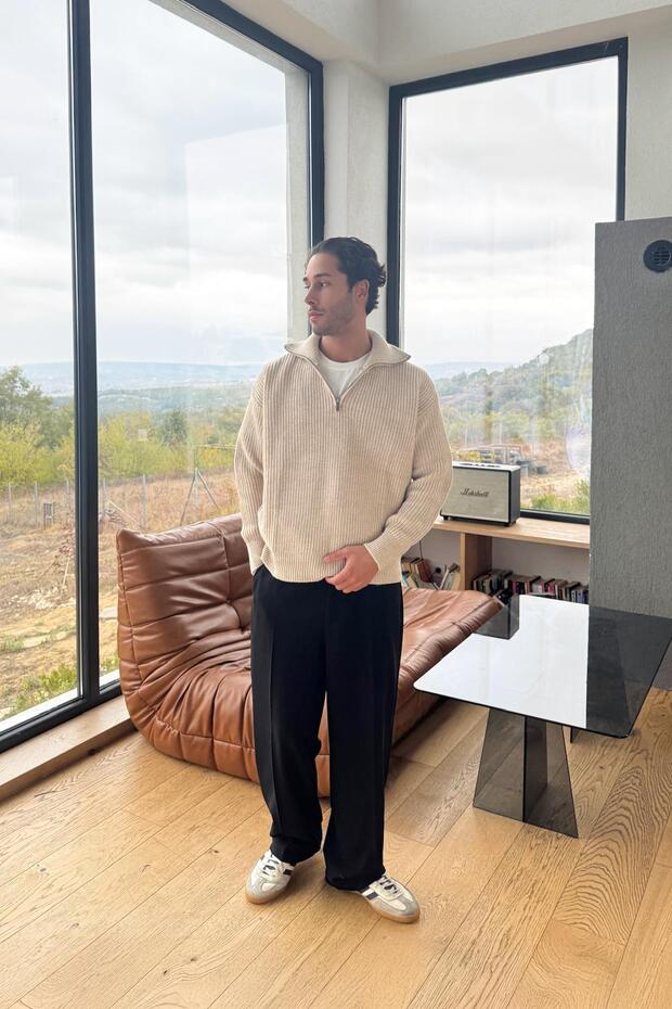 Basic Zip Kazak Bej - 3