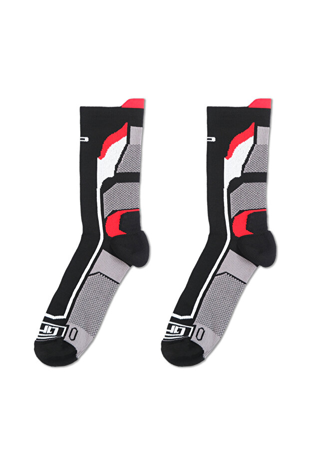 Universal Long Short Thermal Socks Set Red - 6