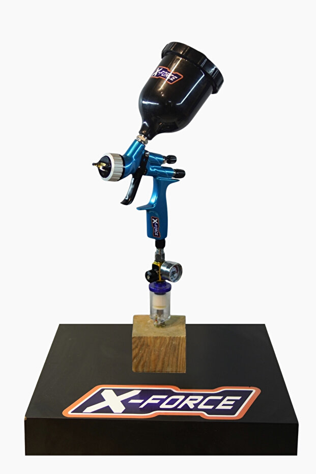 X FORCE XF-1 MAVİ BASINÇLI BOYA TABANCASI - 1