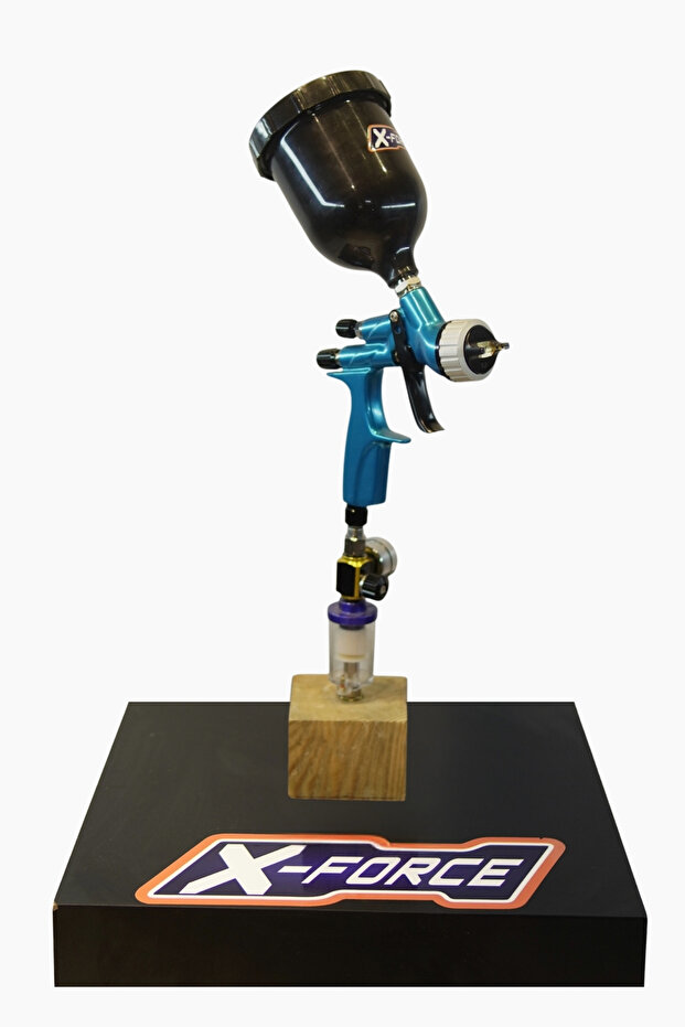 X FORCE XF-1 MAVİ BASINÇLI BOYA TABANCASI - 4