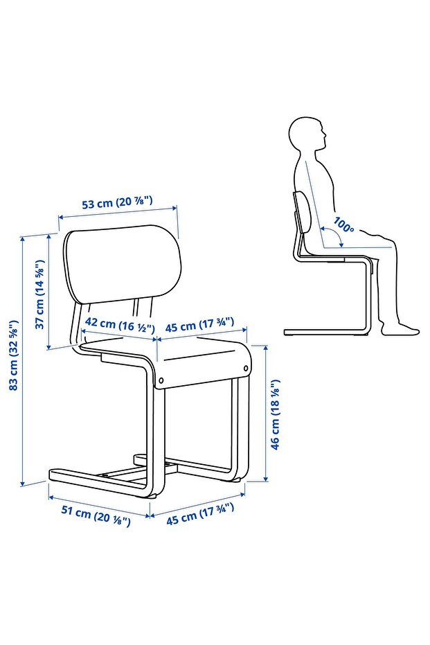 ahşap sandalye, huş - 5