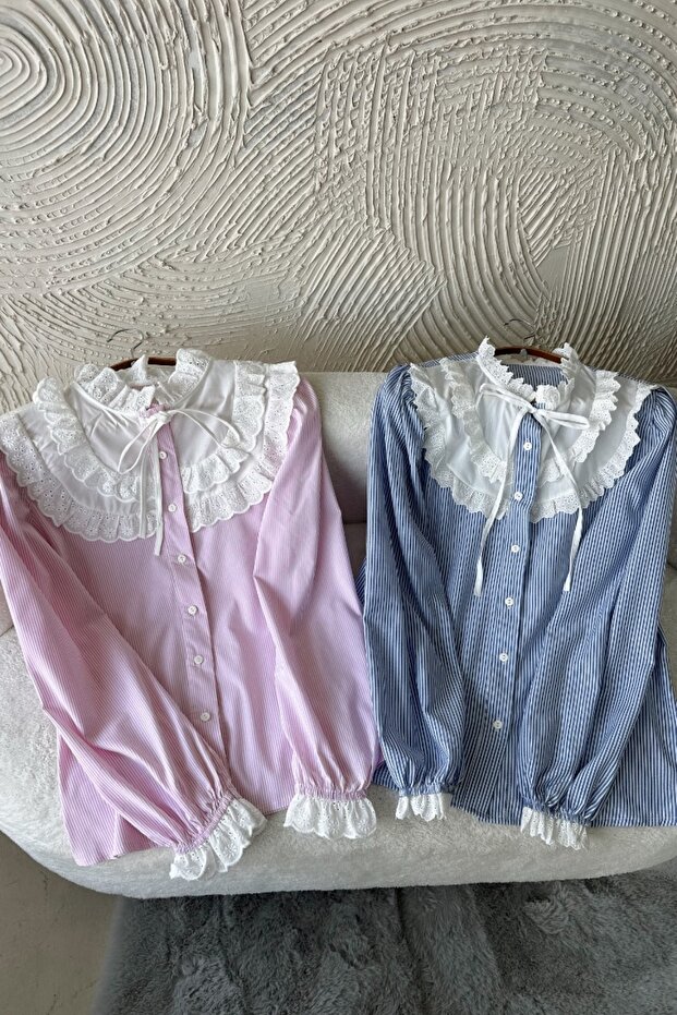 Michel Pembe Gömlek - 2