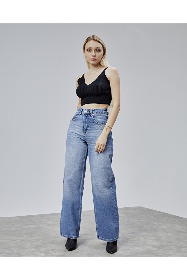 Jean de damă largi - 1