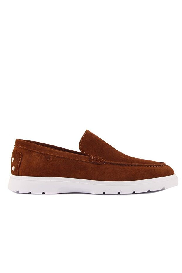 - Tan Suede Men's Casual Shoes 101-9064-H1364