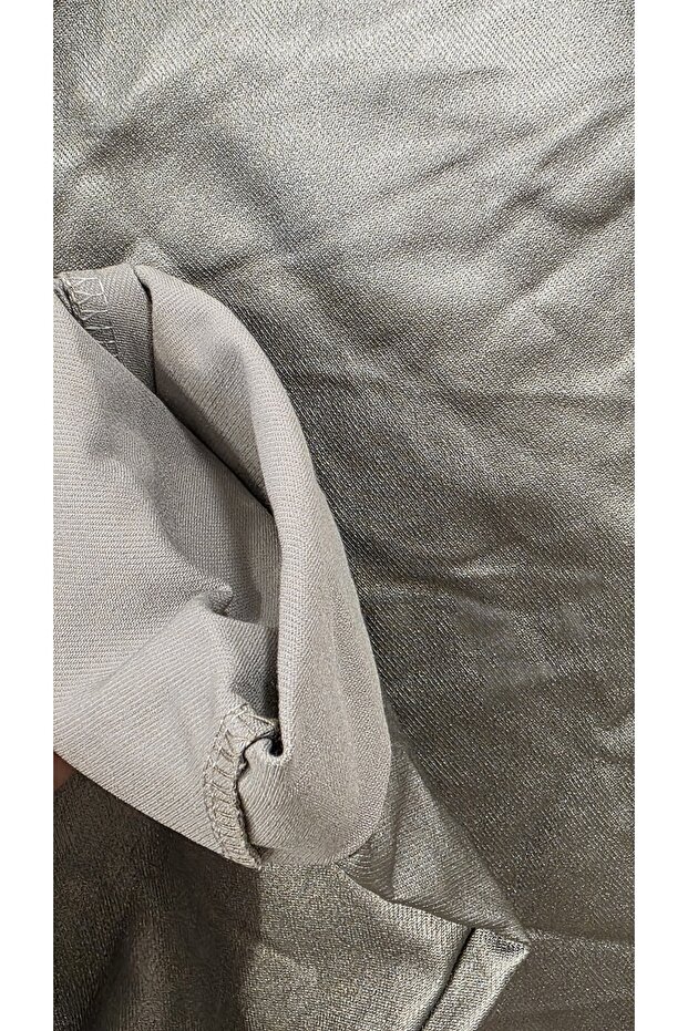 بنطلون جلدي بنمط عادي - 4