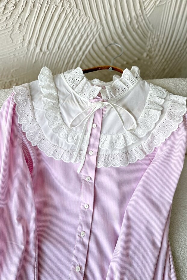 Michel Pembe Gömlek - 3