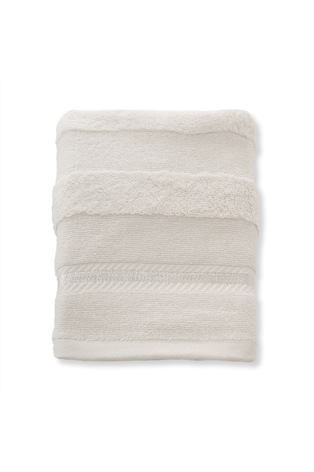 Nila Cotton Combed Cotton 2-Piece Hand Towel Set 50 X 90 Ecru