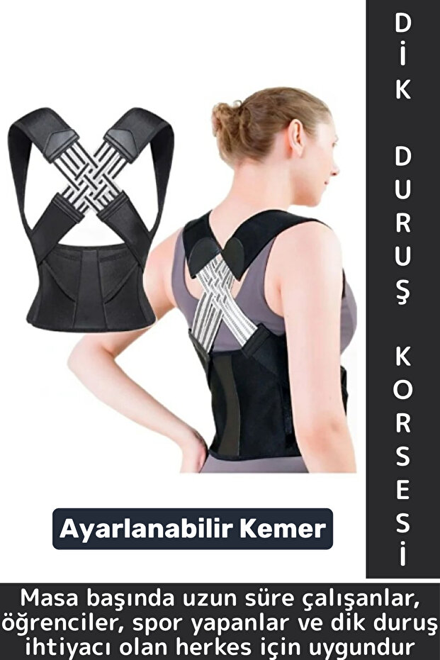 Office Desk Student Sports Back Pain Posture Disorder Posture Adjustable Belt Upright Posture Corset