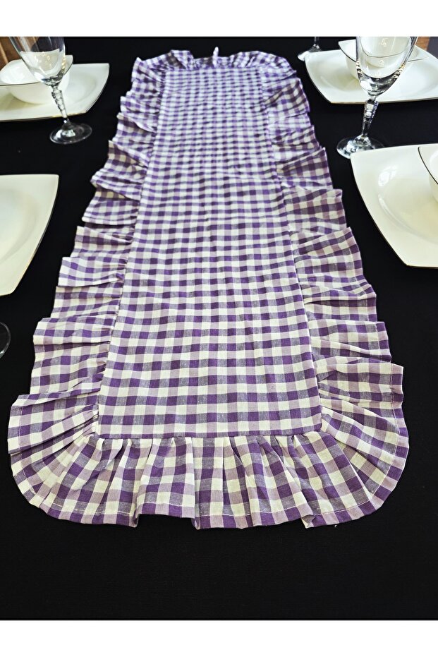 خمر كشكش القماش القطني عداء - 6