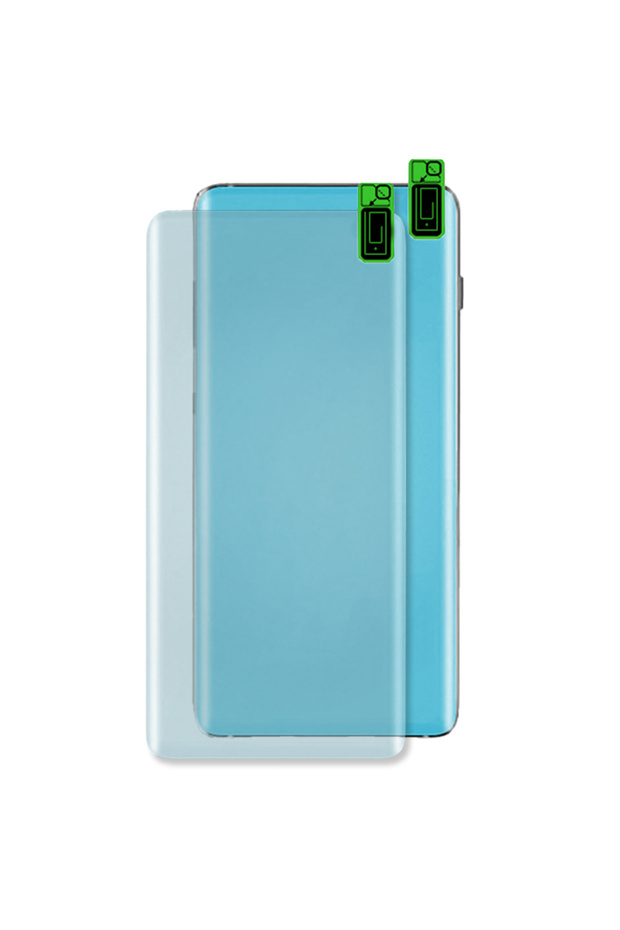 Set of 2 x Screen Protector for Huawei Y9 (2019), Silicone Hydrogel, Full Protection, Clear - 2