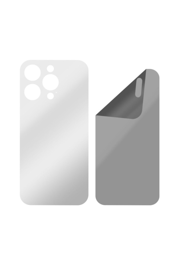 Privacy Clear Screen Protector Set for Apple iPhone 11 Pro, Silicone, Anti-spy - 2